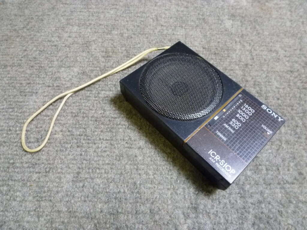 奈良県天理市にてSONY AMレシーバー ICR-S10 ブラック AMラジオを買取させていただいたクリニーズの不用品買取事例