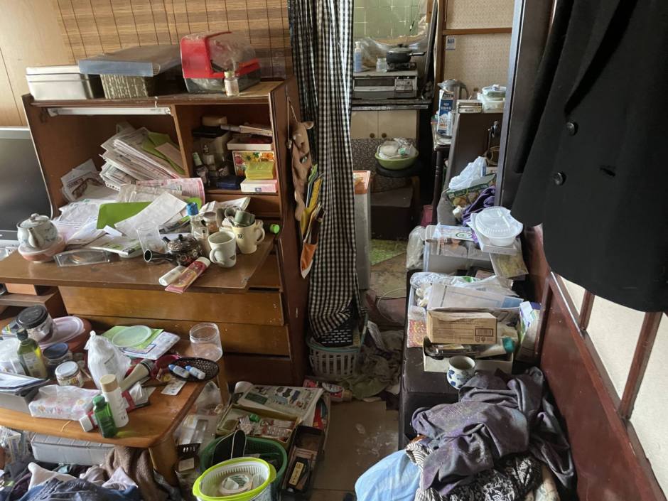 大阪府八尾市 残置物撤去 法人のお客様　不用品回収