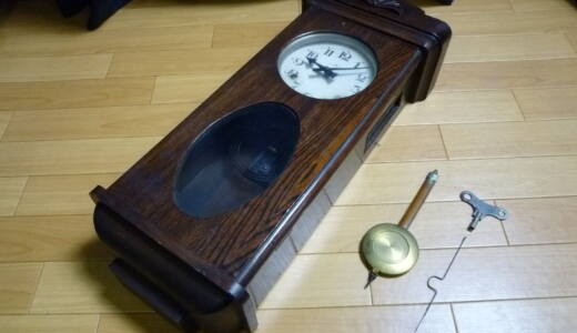 神戸市東灘区にてAICHITOKEI 愛知時計電機 KK NAGOYA 柱時計 振り子時計を買取させていただきました