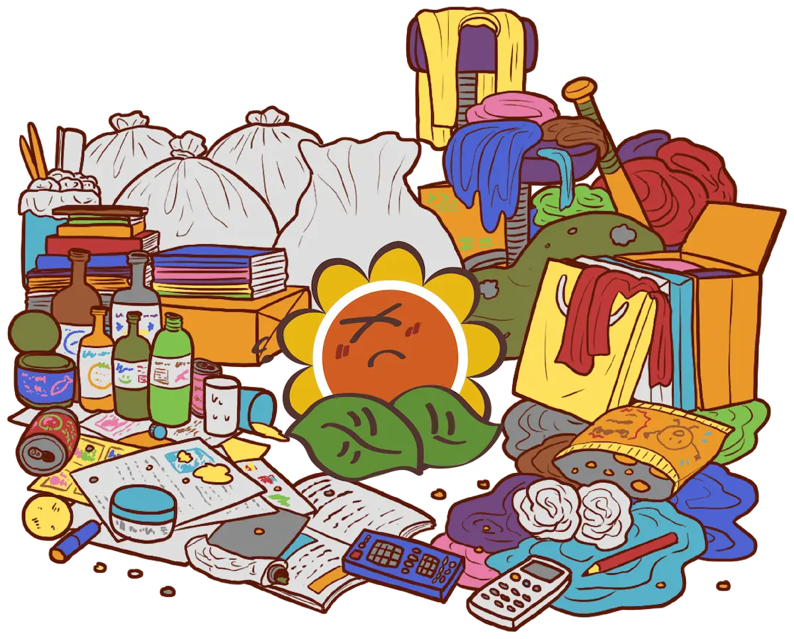 不要品が積み重なったゴミ屋敷を片付けられない