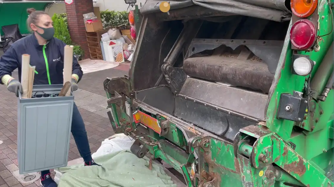 大量の不用品回収