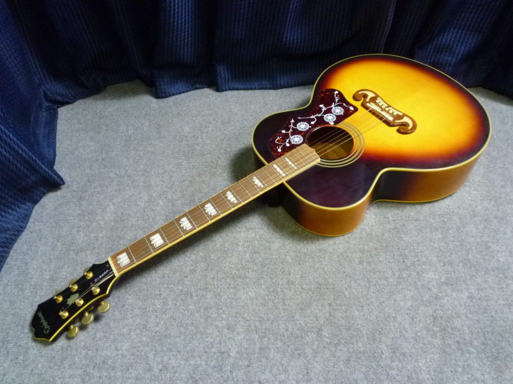 大阪市西区にて Epiphone アコースティックギターを買取させて頂いたクリニーズの不用品買取事例