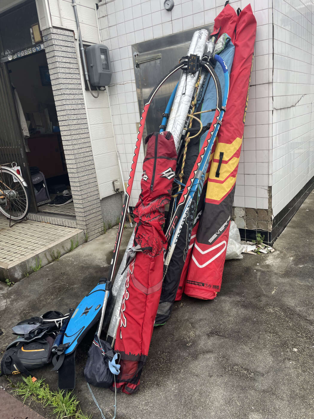 大阪市淀川区 少量の不用品回収 40代男性のお客様 不用品回収作業風景