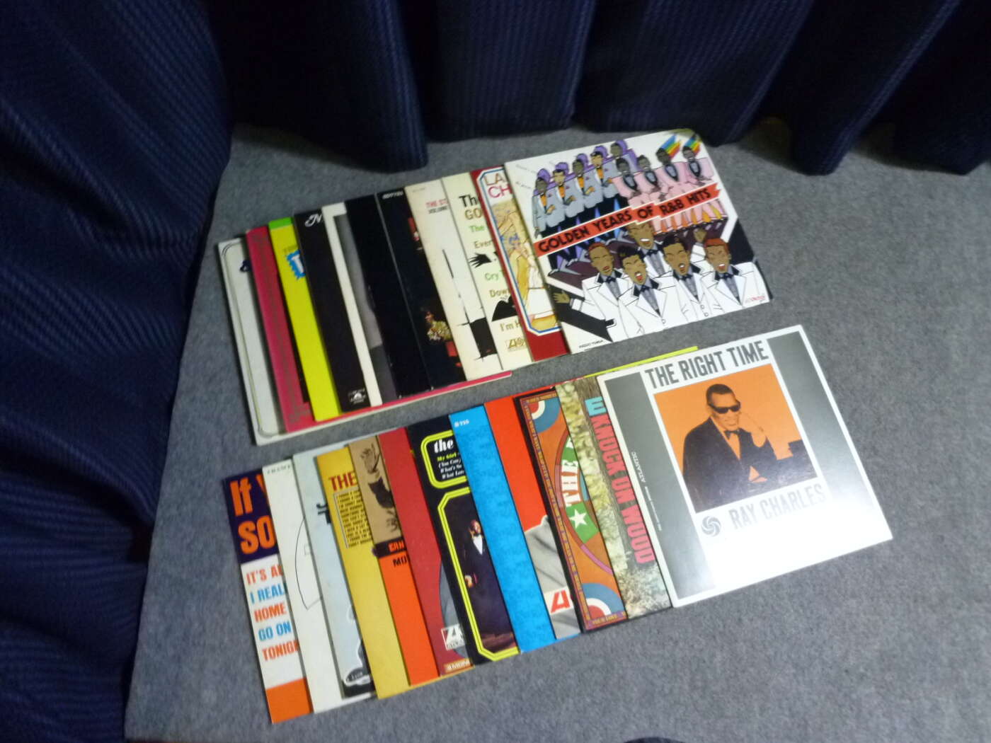 京都府宇治市にてレイ・チャールズ the right time などR＆B ソウルミュージック アナログレコード23枚セットを買取させていただいたクリニーズの買取事例