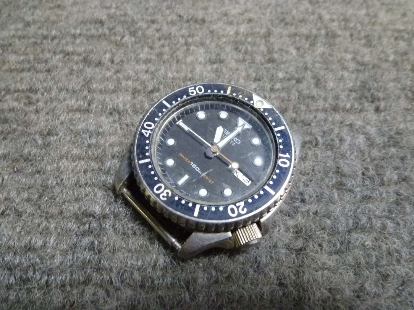 乙訓郡大山崎町にてSEIKO 6458-6000 クォーツ ダイバーズウオッチを買取させていただいたクリニーズの不用品買取事例