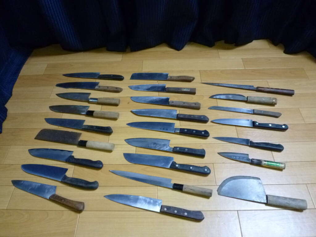 大阪市旭区にてSODEYAMA 京橋菊矢など 料理包丁25本セットを買取させていただいたクリニーズの不用品買取事例