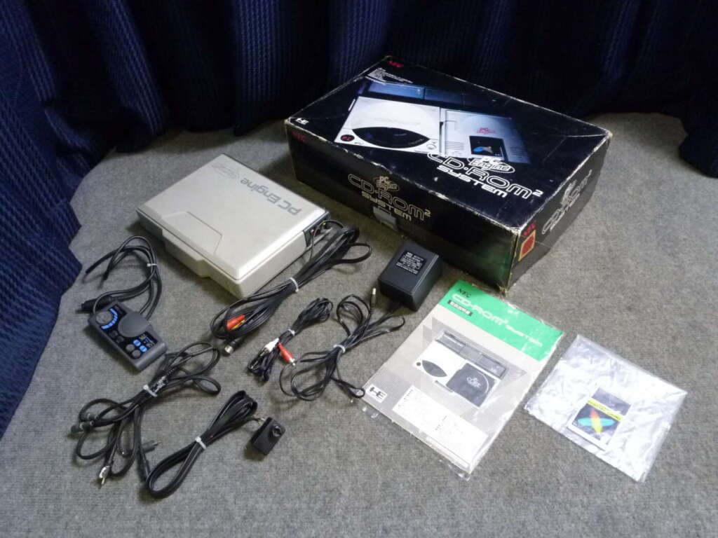 磯城郡田原本町にてNEC PCエンジンCD-ROM２セット 箱説明書付きを買取させていただいたクリニーズの不用品買取事例