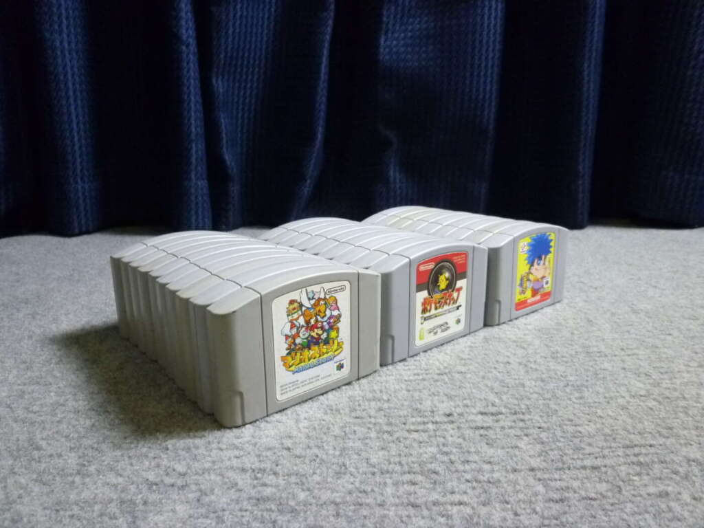 大阪市城東区にてマリオストーリー ポケモンスナップなど ニンテンドー64ソフト 28本セットを買取させていただいたクリニーズの不用品買取事例