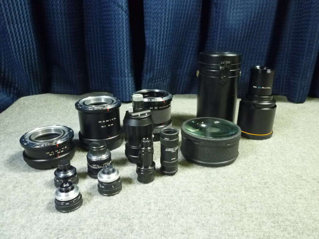京都市下京区にてMAMIYA などカメラ用レンズ一式を買取させていただいたクリニーズの不用品買取事例